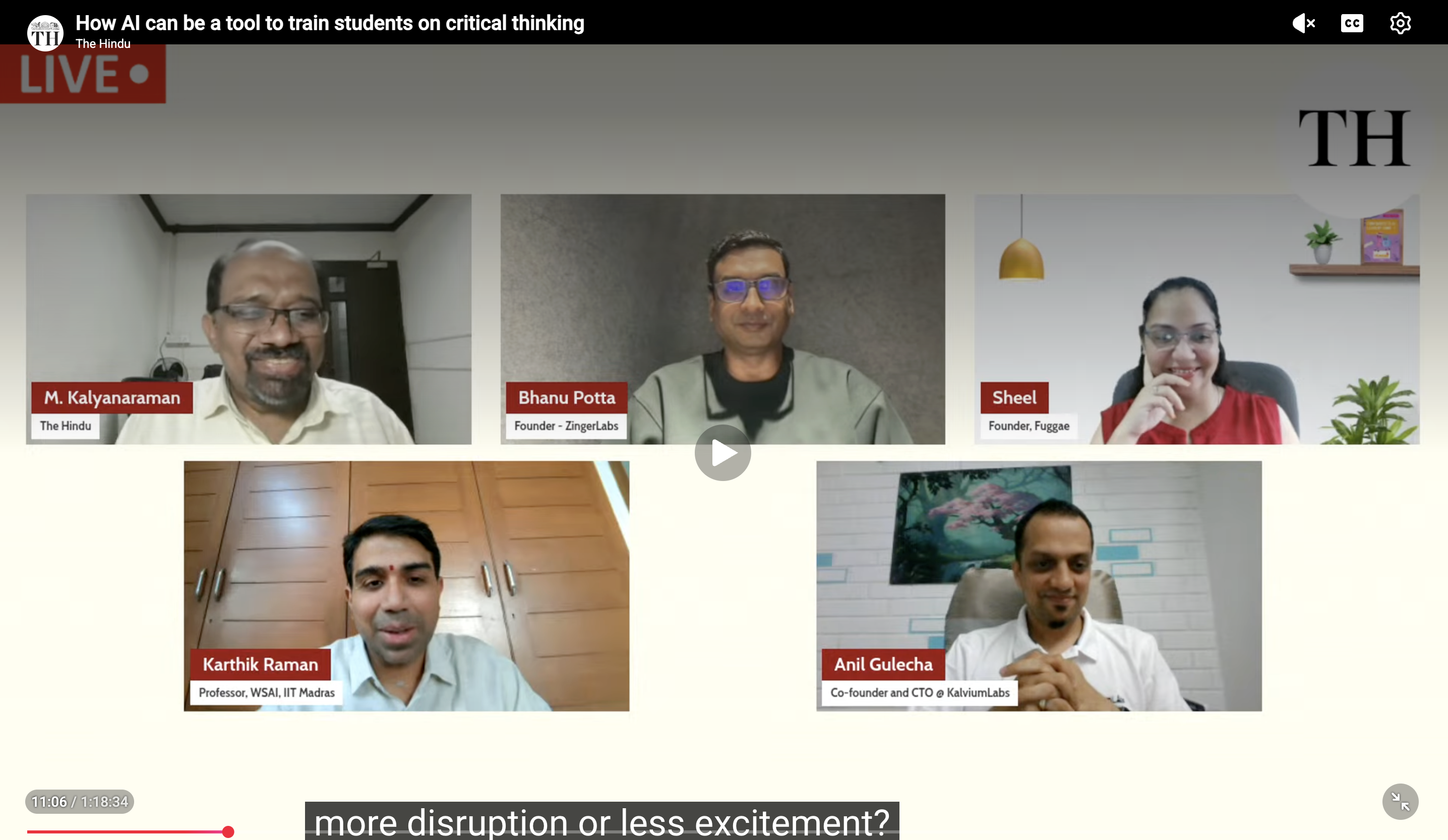 The Hindu webinar with Sheel Jaitley